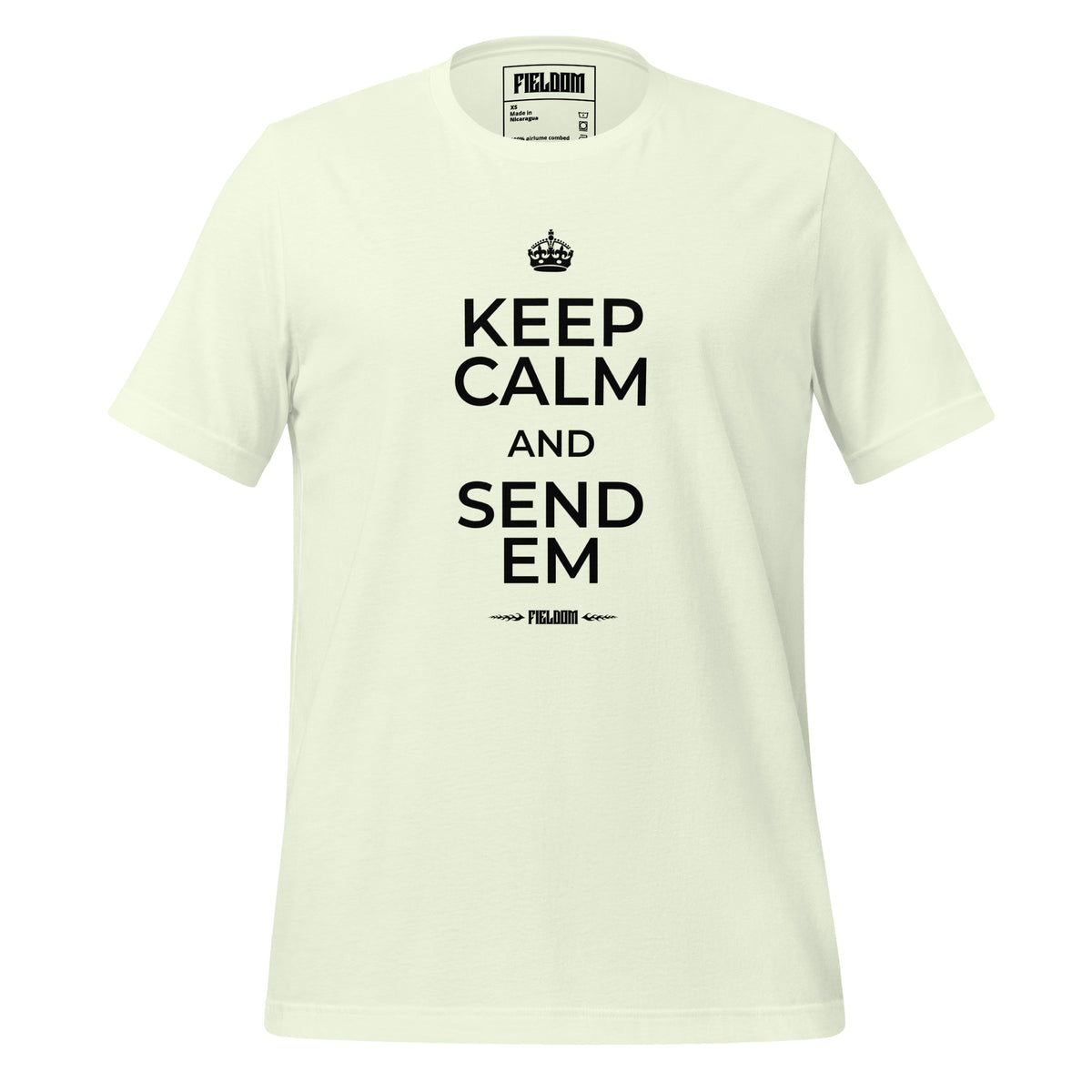 Keep calm and send em- Light Shades