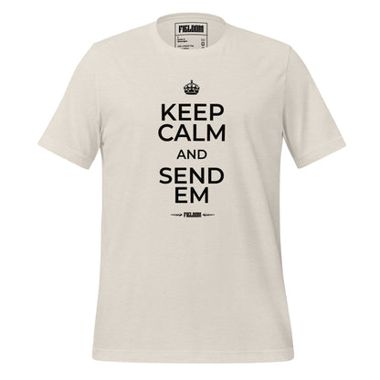 Keep calm and send em- Light Shades
