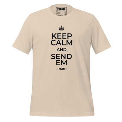Keep calm and send em- Light Shades