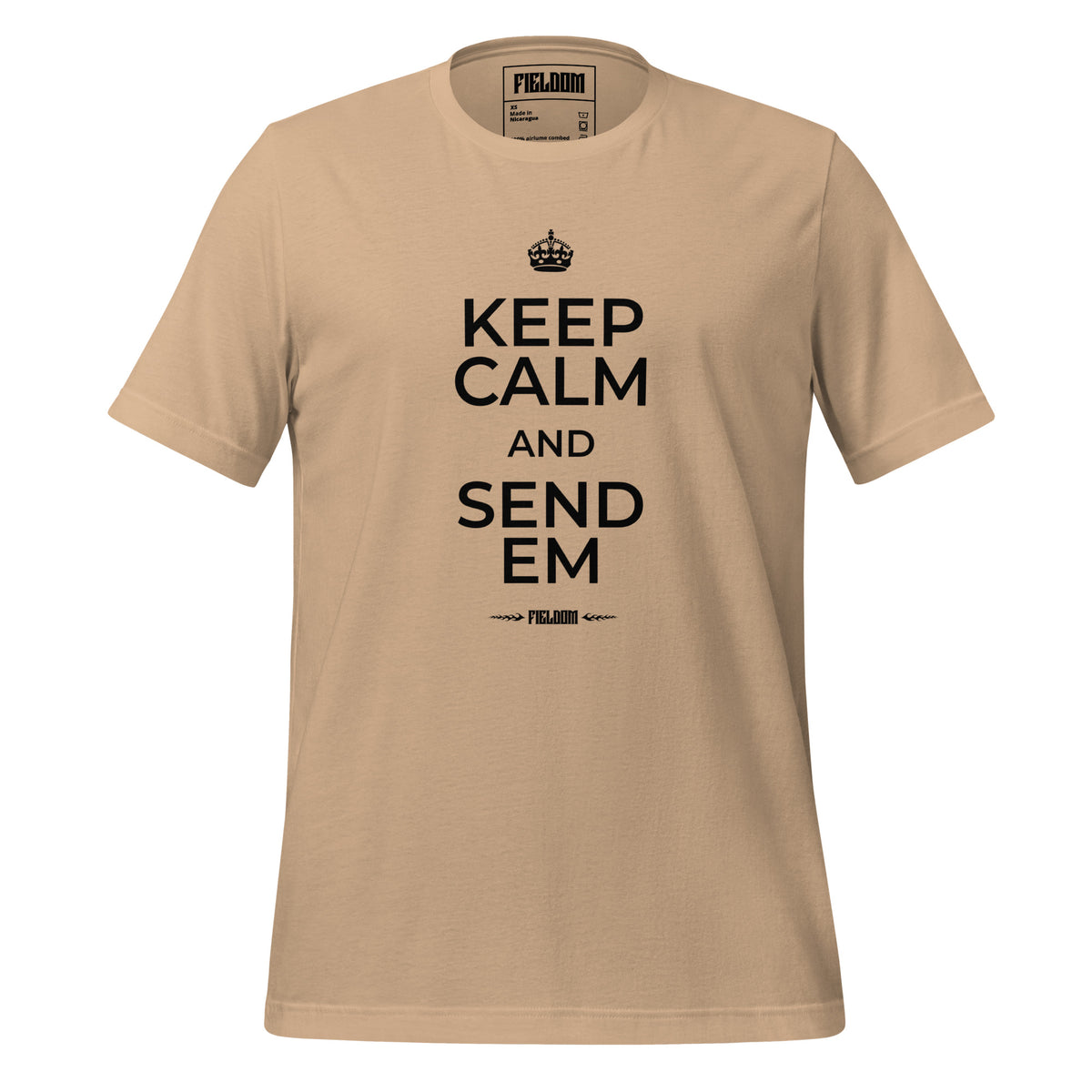 Keep calm and send em- Light Shades